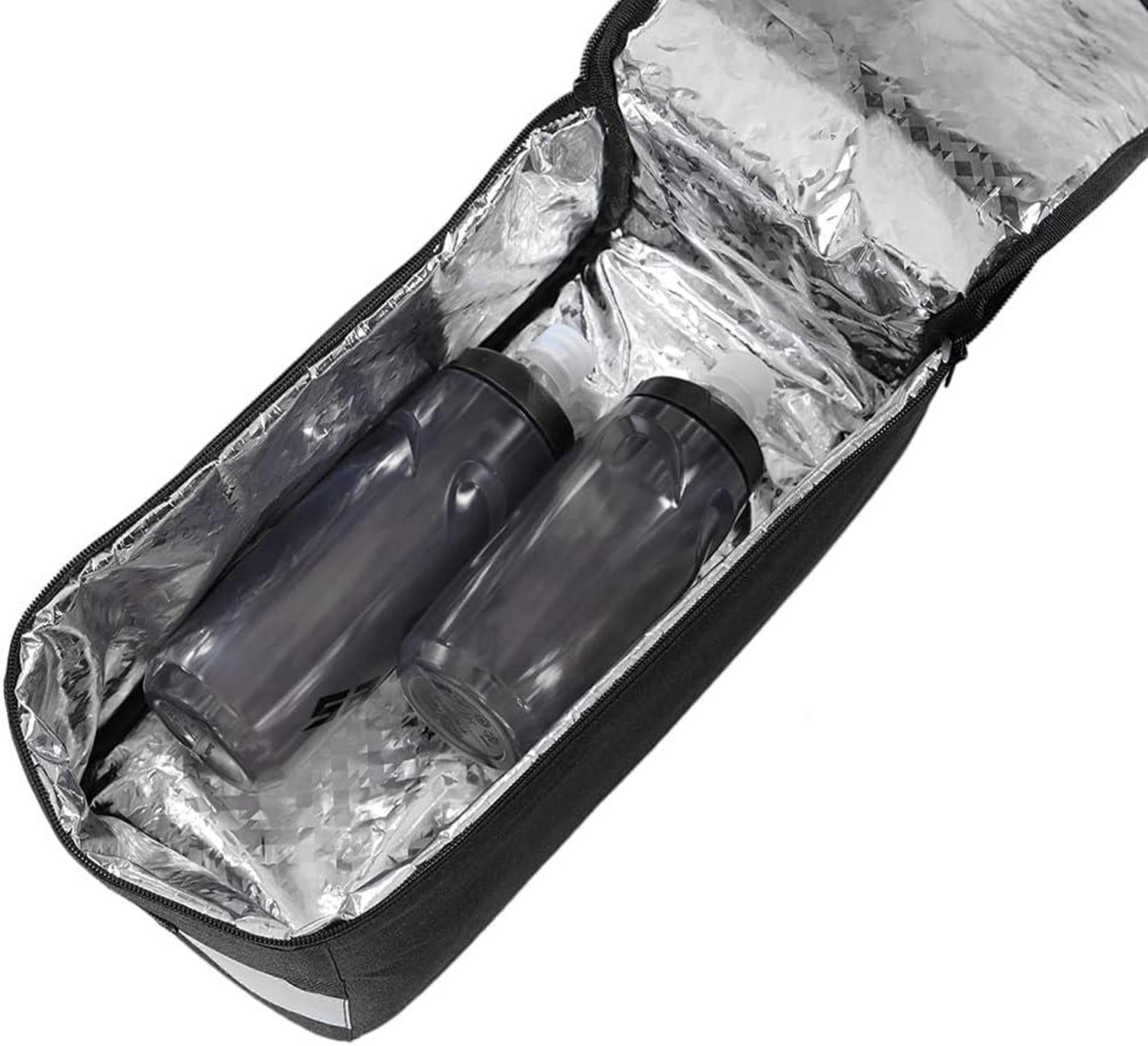 Fahrradtasche 8L isoliert Kofferraumkühler hinten mit Reflektierer 36x15x8 cm