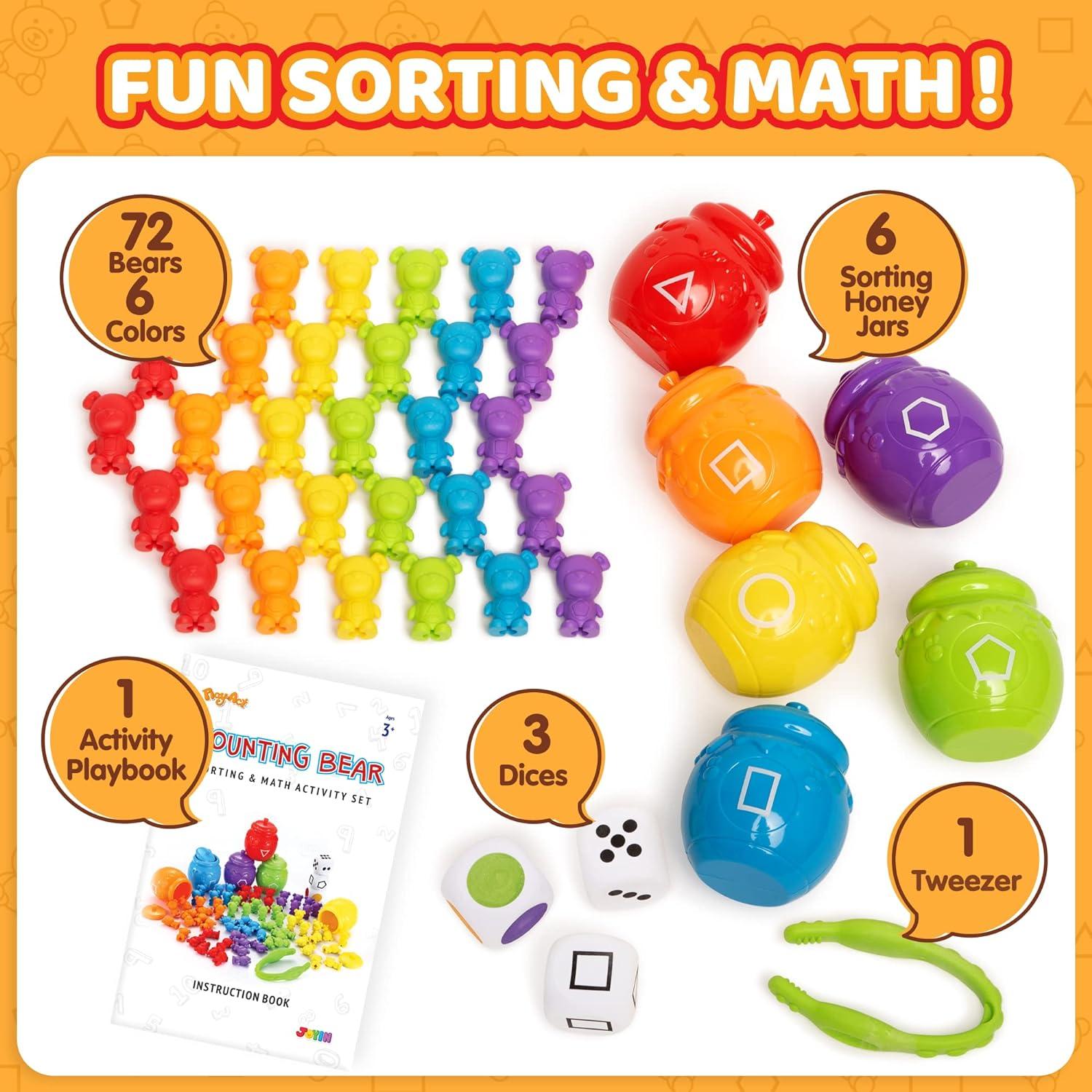 Montessori Lernspielzeug ab 2 Jahre - 82-teiliges Set