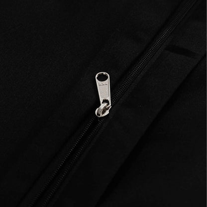 Bettwäsche 200x200 cm Schwarz, 100% Mikrofaser, 110 g/m², 2