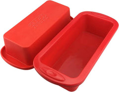 Silikon Brotbackform und Kastenform 2er Set Antihaft 22x9x6cm