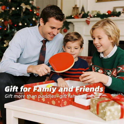 Tischtennisschläger Set Tischtennis mit 2 Schläger 3 Bällen