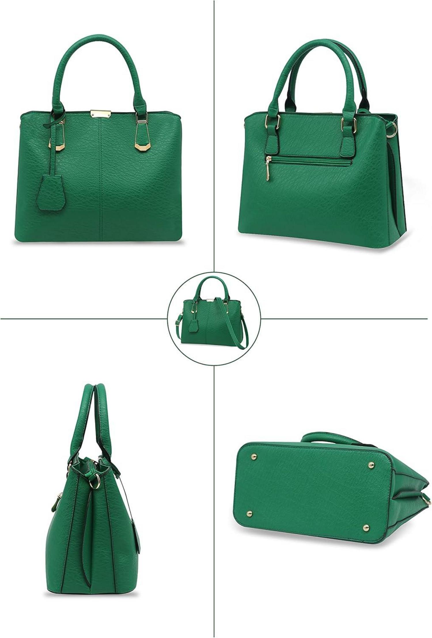 Pahajim Damen PU Leder Henkeltasche Umhängetasche Modern