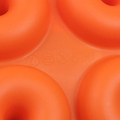 Donut-Form 6 Mulden antihaftbeschichtet lebensmittelecht BPA-frei Spülmaschinenfest Ofenfest 3er-Pack
