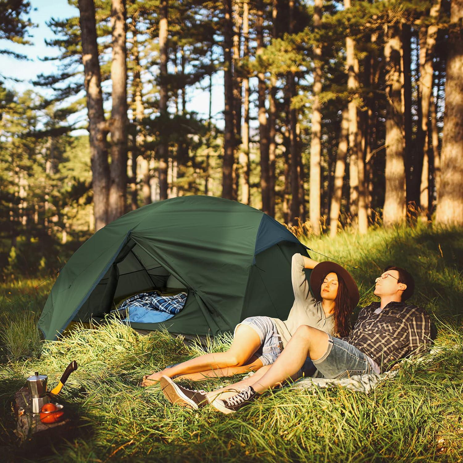 Bessport Zelt 2/3 Personen Camping Zelt Ultraleicht wasserdicht