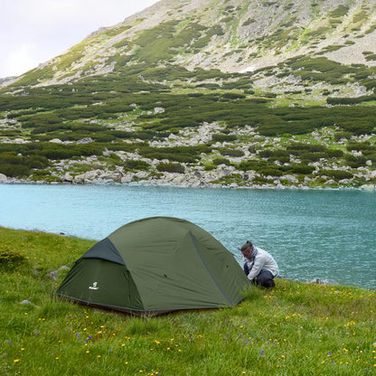 Bessport Campingzelt 2/3 Personen wasserdicht leicht Belüftung Kuppelzelt