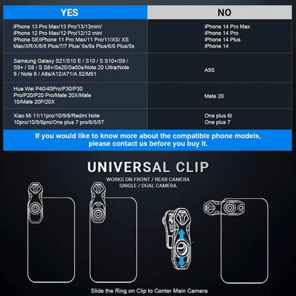 Makro Objektiv HD 100mm für iPhone Samsung Pixel Handy