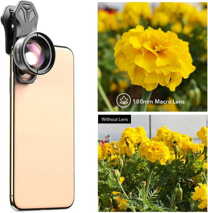100mm Makro Objektiv HD für iPhone Samsung Pixel - Smartphone Handy