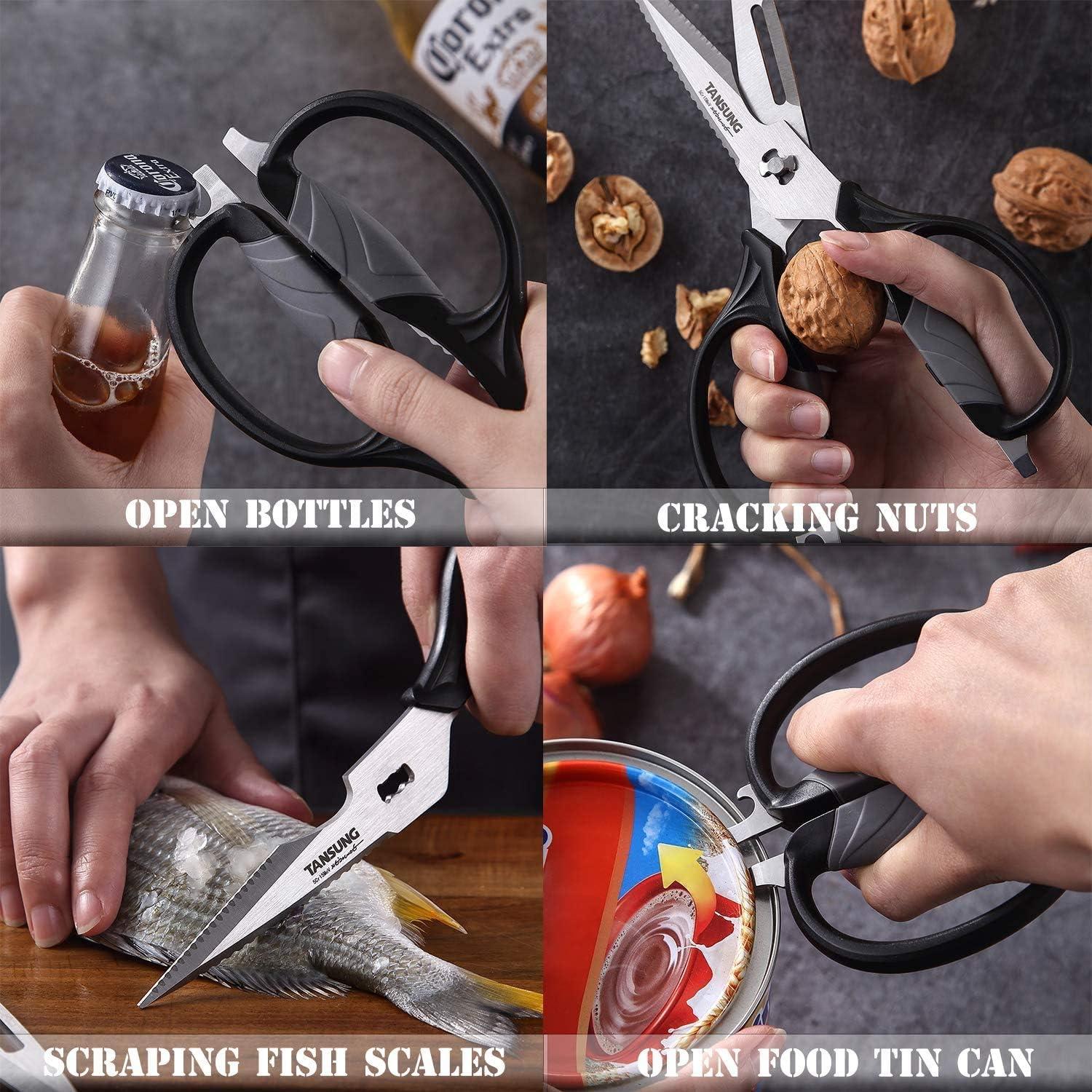 Küchenschere 23.5cm Haushaltsschere Edelstahl multifunktional