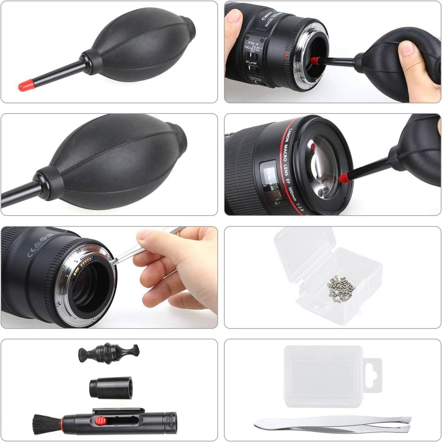 Kamera Reinigungsset 14-teilig für DSLR Objektive Handys Reinigungskit