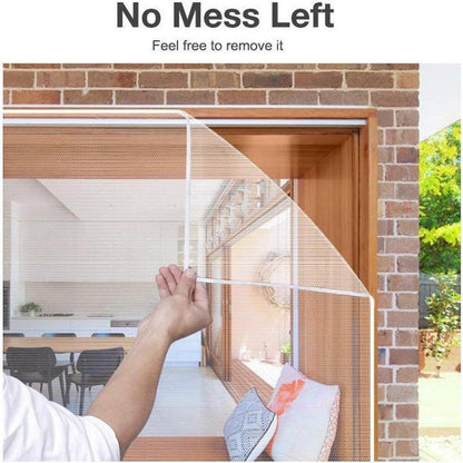 Fliegengitter Fenster Insect Stop 4er Pack Insektenschutz Klettband 1.3m * 1.5m