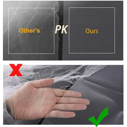 Fliegengitter Fenster Insect Stop 4er Pack Insektenschutz Klettband 1.3m * 1.5m