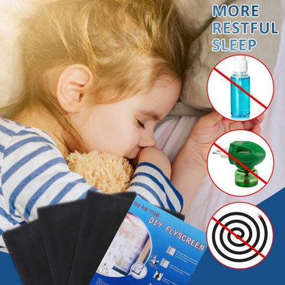 Fliegengitter Fenster 4er Pack Insektenschutz 1.3m * 1.5m