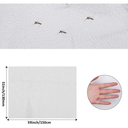 Fliegengitter Fenster 4er Pack Insektenschutz 1.3m * 1.5m