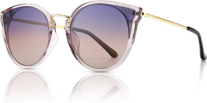 Polarisierte Übergroße Katzenaugen Vintage Sonnenbrille UV-Schutz