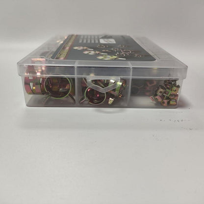 100-teiliges 6-20mm Schlauchschellen-Set, Federklemmen für Kraftstoffleitung, Wasserrohr, Luftschlauch