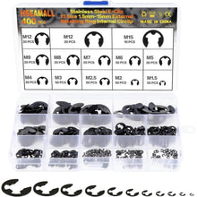 400-teiliges Sicherungsring E-Clip Set 1,5mm-15mm 13 Größen