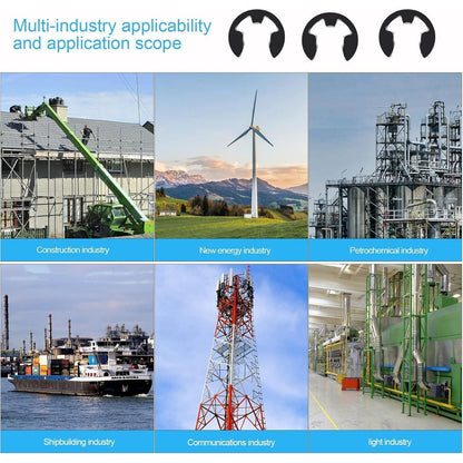 400-teiliges Sicherungsring E-Clip Set 1,5mm-15mm 13 Größen