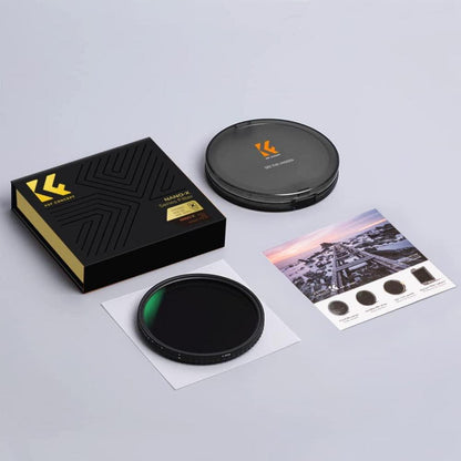 K&F Concept Nano-X Variable ND Filter 82mm Slim ND8-128 Neutral Graufilter