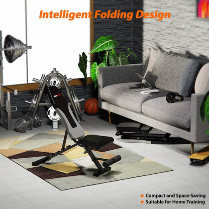 Verstellbare Hantelbank mit 6 Positionen für