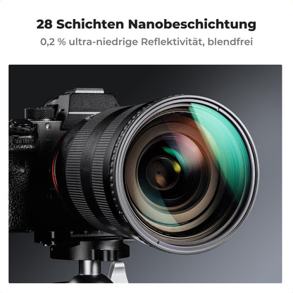 Variable ND Filter 67mm Slim ND8-128 (3-7 Stop) Graufilter