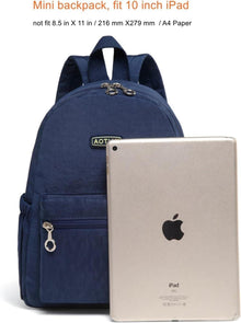 AOTIAN Damen Mini Rucksack Leicht Schultertasche Daypack 7L