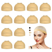 Dreamlover Haarnetz Wig Caps für Lace Wigs Beige 12 Stücke