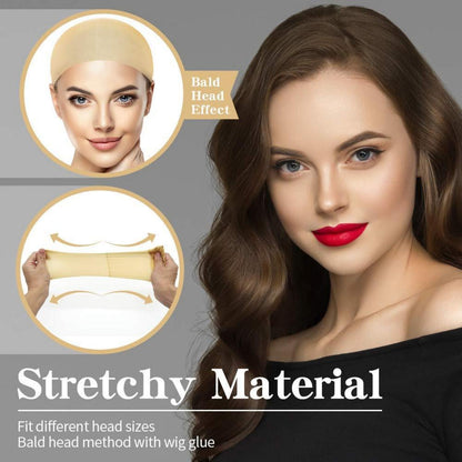 Dreamlover Haarnetz Beige 12 Stücke für Lace Wigs - Perückenzubehör