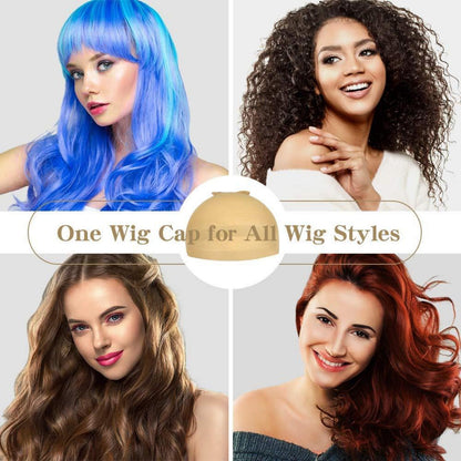 Perückennetz Haarnetz 12 Stück Beige Nylon Wig Caps Wig Zubehör