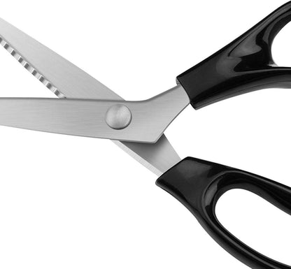 Zackenschere Stoffschere 23cm für Rechtshänder Leder Stoff Pappe