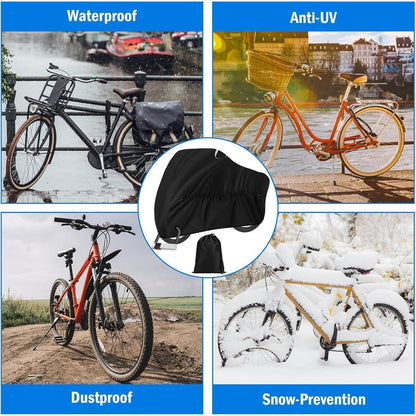 Wasserdichte Fahrradabdeckung für 2 Fahrräder 200x110x90cm