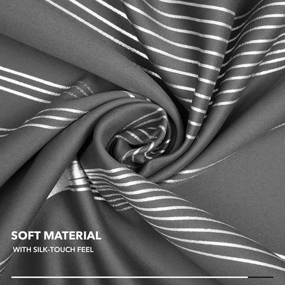 AbdunklungsVorhänge Wärmeisolierend Thermovorhänge 180x140 Dunkelgrau