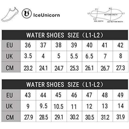 Aquaschuhe Damen Herren Schnell Trocknend Turkis 43 EU