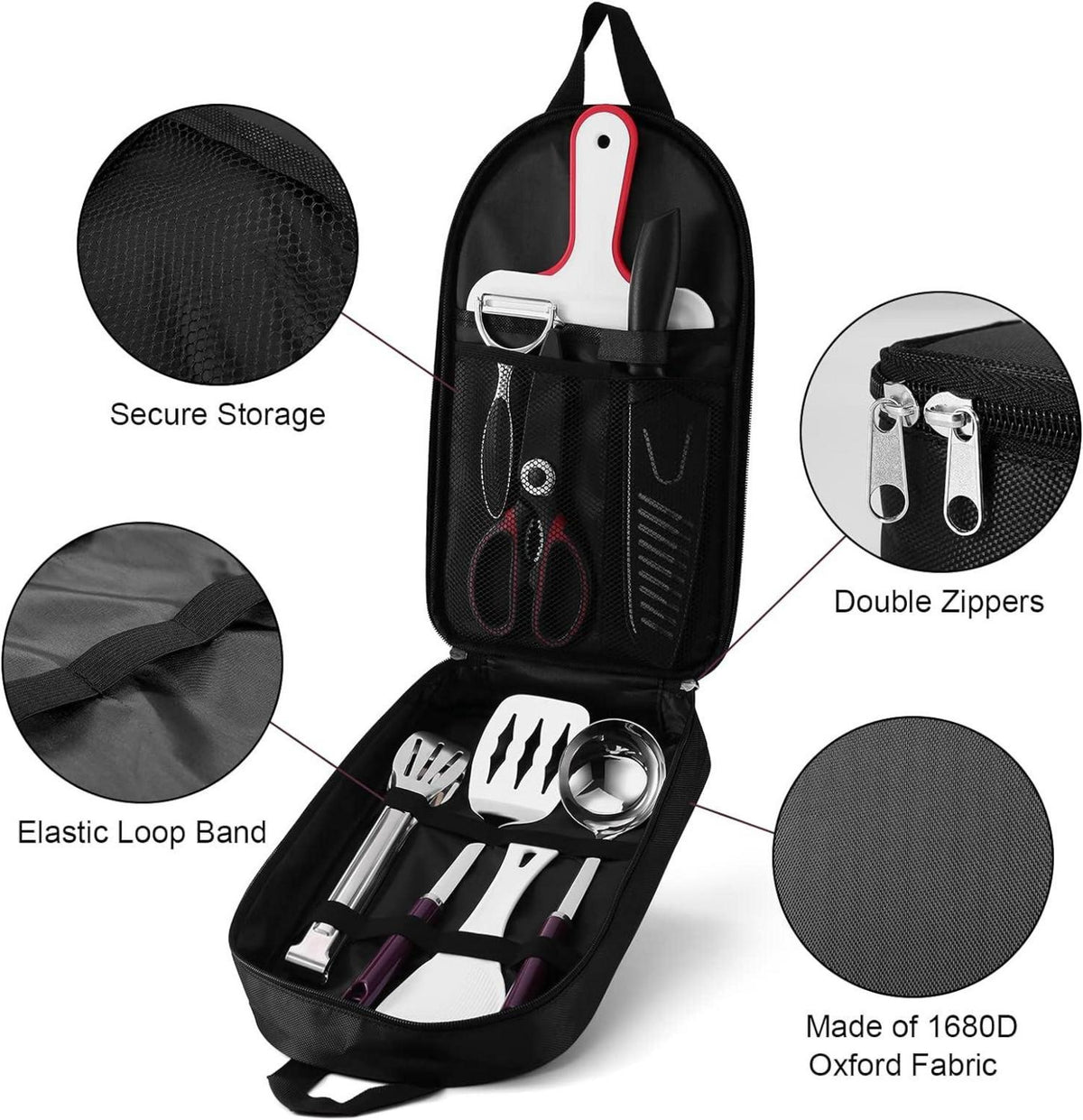 Kochgeschirr Set Outdoor 9-teilig für Camping & Picknick