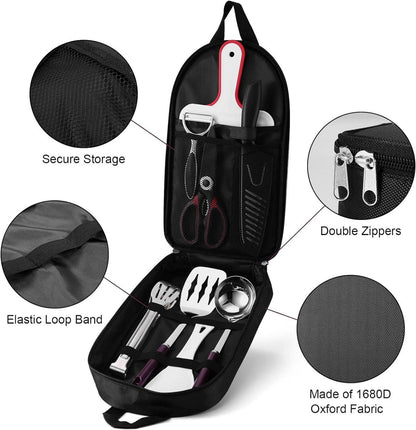 Kochgeschirr Set Outdoor 9-teilig für Camping & Picknick