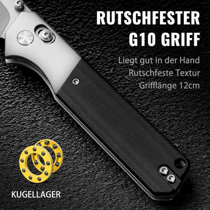 Premium Taschenmesser Klappmesser 23,5cm Einhandmesser