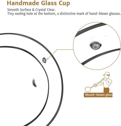Doppelwandige 350ml Latte Macchiato Gläser Set