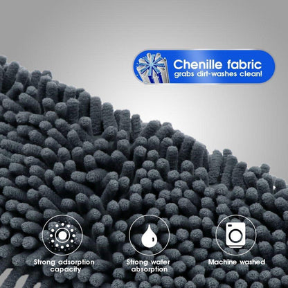 Wischmopp mit Mikrofaser Bodenwischer und 4 Ersatzköpfen