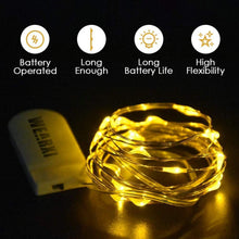 WEARXI LED Lichterkette Batteriebetrieben Warmweiß 2M 20
