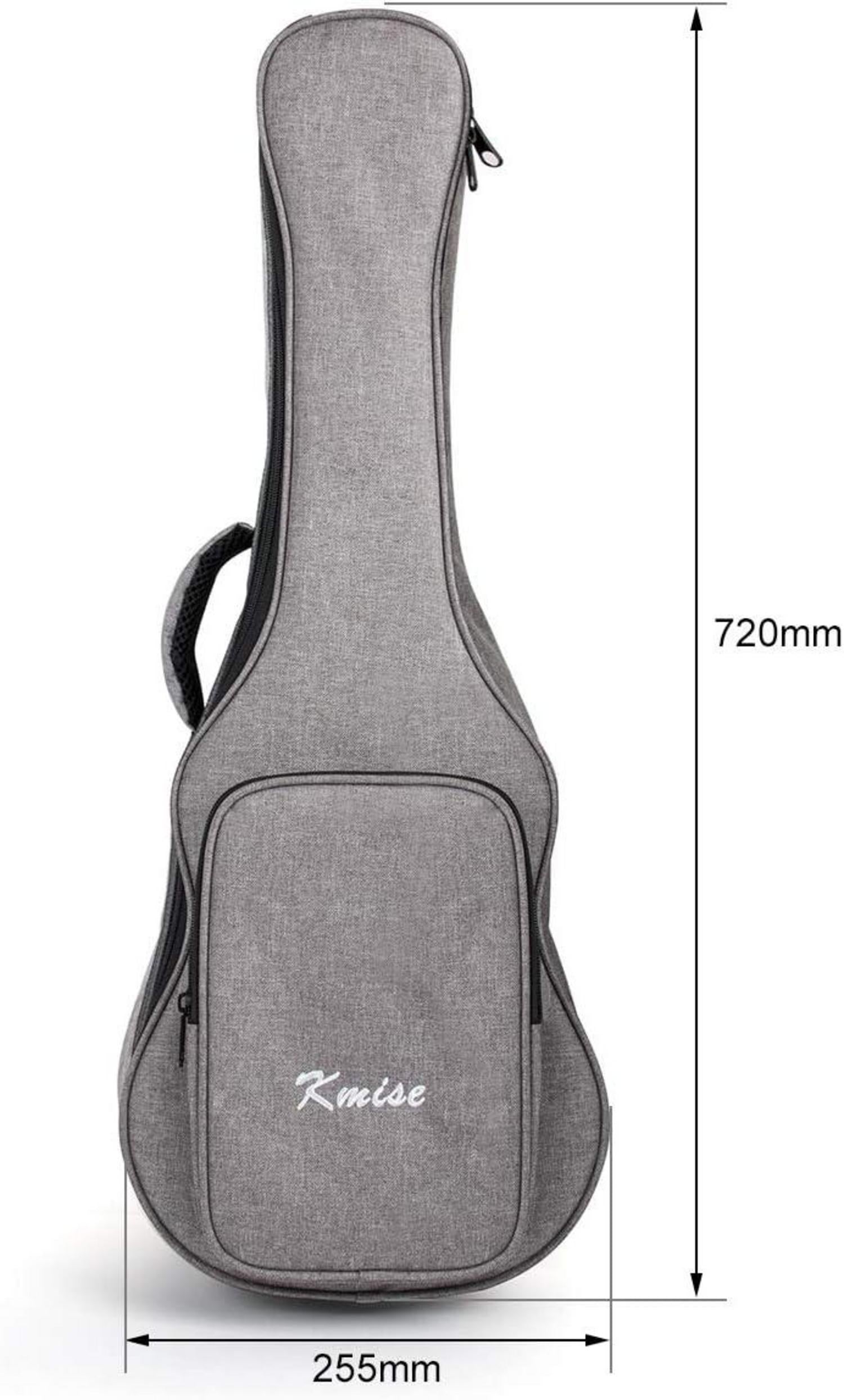 Ukulele Tasche 26 Zoll Soft Carring Case Doppelgurt 3 Plektren