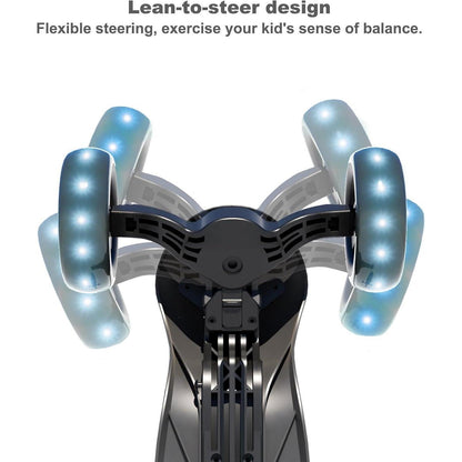 Kinderroller 3 LED Rädern Kickboard Richtungssperre 50 kg