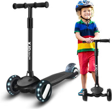 Kinderroller mit LED Rädern und Richtungssperre - Sicherheitsgeprüft