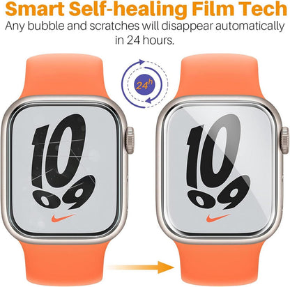6er Pack Schutzfolie für Apple Watch Series 9/8/7 41mm SE 2/6/5/4 40mm