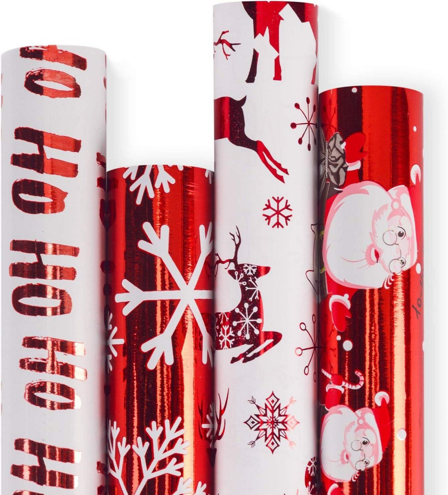 Weihnachtspapierrolle Metallicfolienglanz Christmas Elements