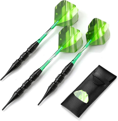 Soft Dartpfeile Set 3 Stück 20g Schwarze Metallfässer Darts