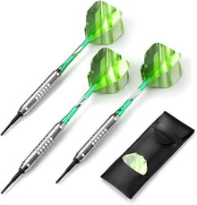 Dartpfeile 18g Softdart Kunststoffspitze Set mit Tasche