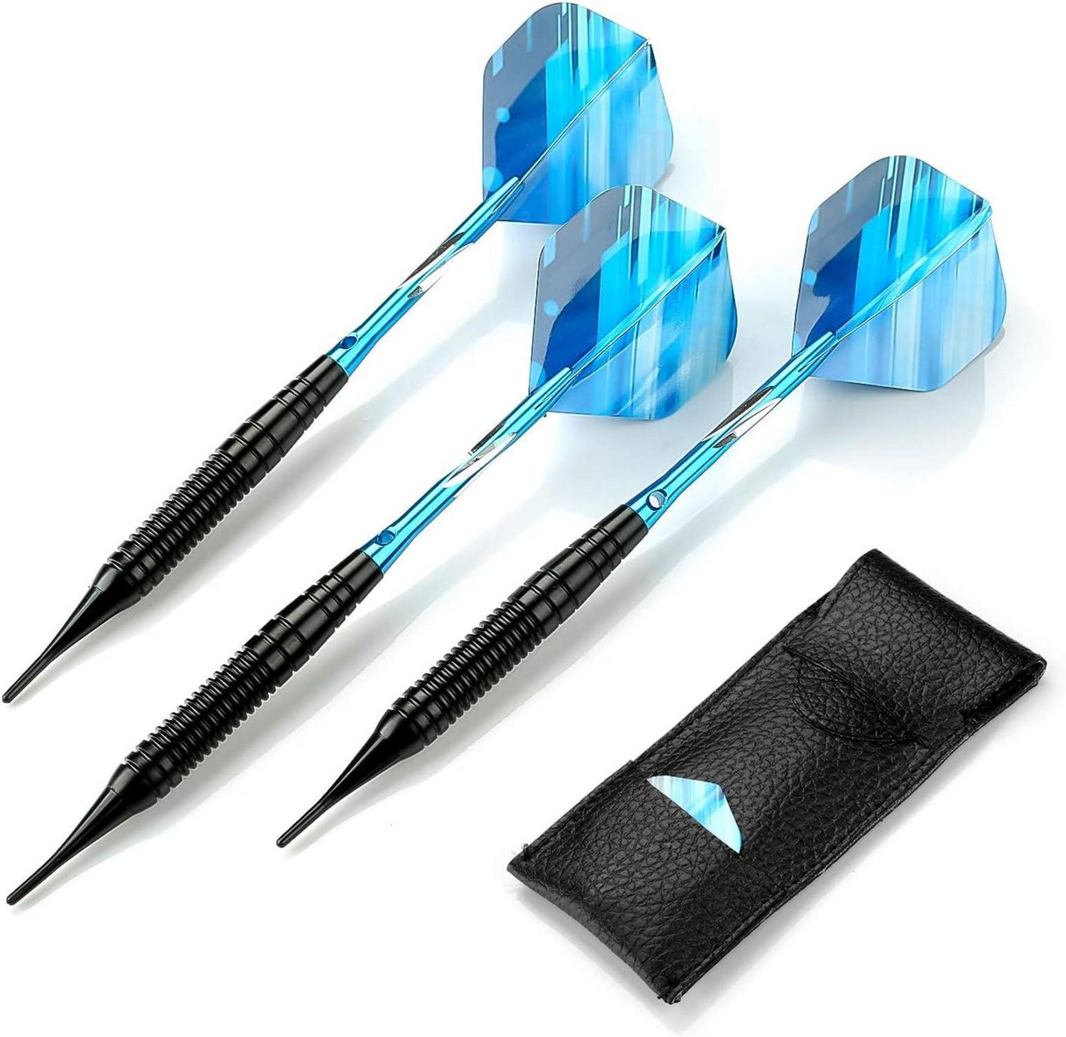 Softdart Pfeile 19g Set mit Kunststoffspitze, 3 Stück in Transportbox