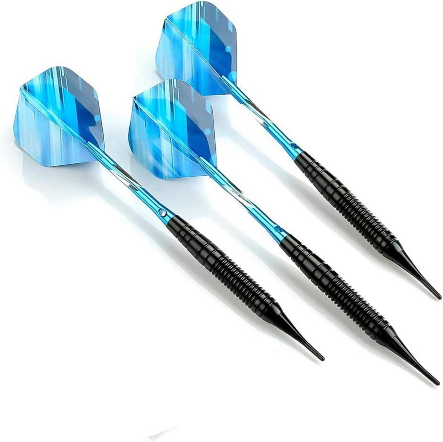 Softdart Pfeile Set 19 Gramm mit Transportbox, Zubehör, Tasche