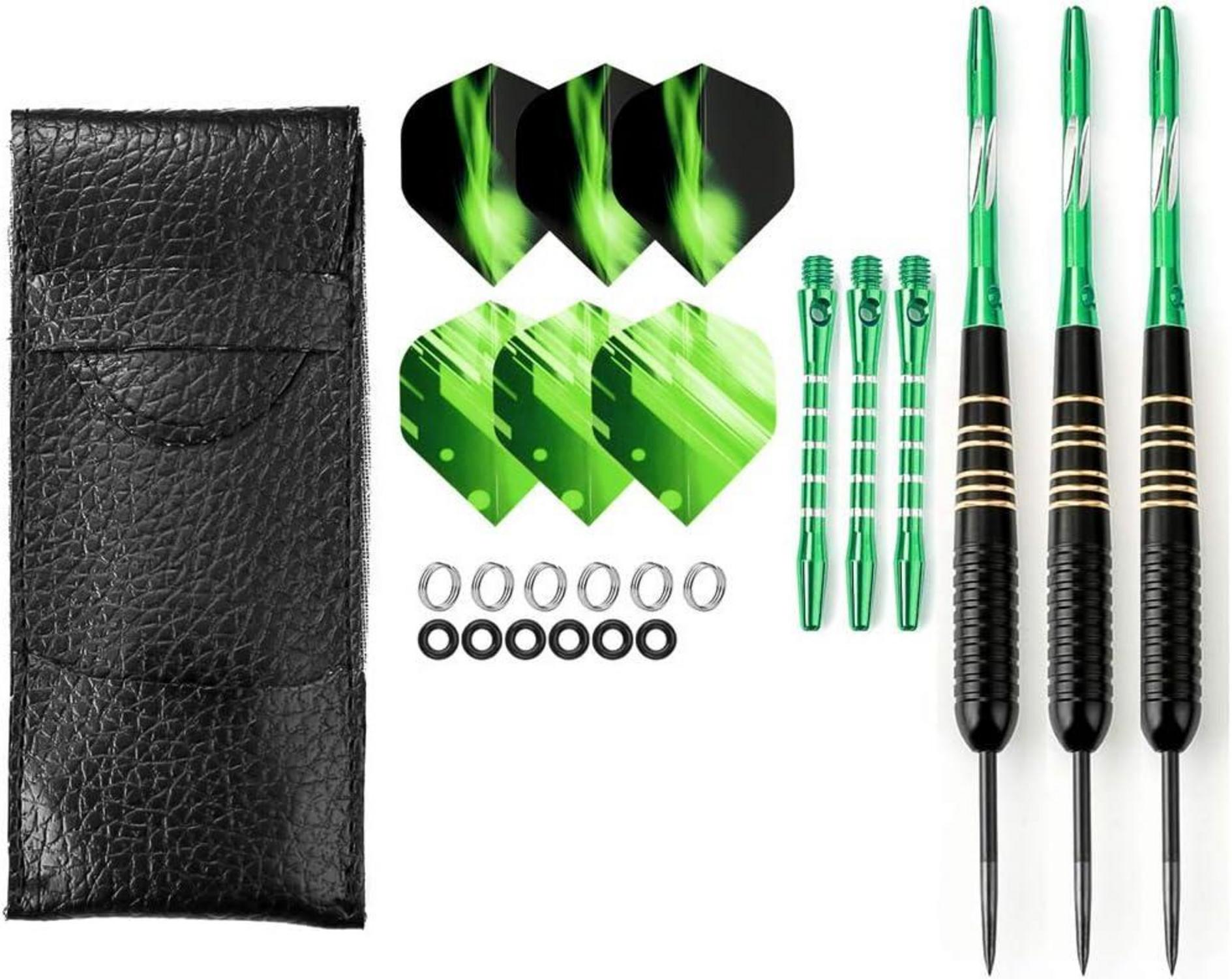 Professionelle Steel Tip Dartpfeile Set mit Dart-PU Bag