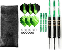 Professionelle Steel Tip Dartpfeile Set mit Dart-PU Bag