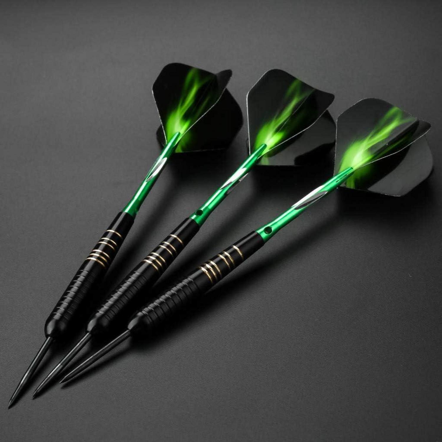 3X Profi Dartpfeile Set Steeldarts Dartscheibe 23g Steel Tip Turnier